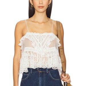 Elegant White Lace Women’s Top